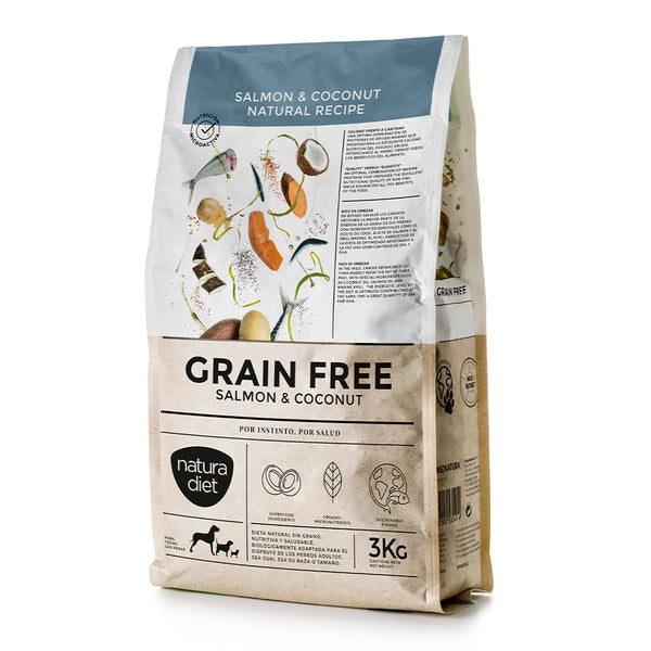 natura diet grain free salmon & coconut #variant:3 Kg