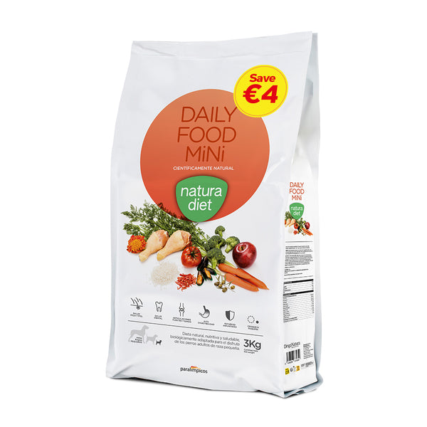 natura diet daily food mini 3 kg (promo -4€)