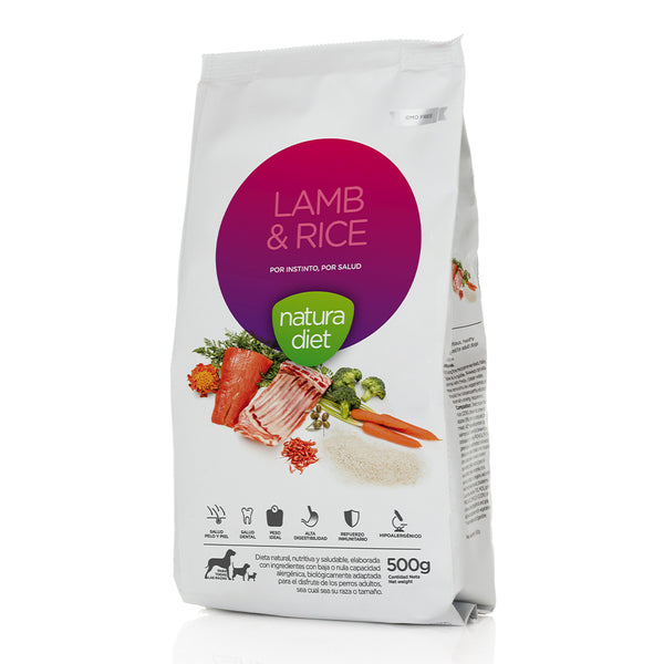 natura diet lamb & rice #variant:500 gr