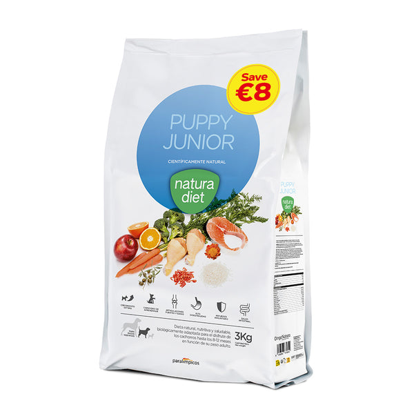 natura diet puppy junior 3 kg (promo -8€)