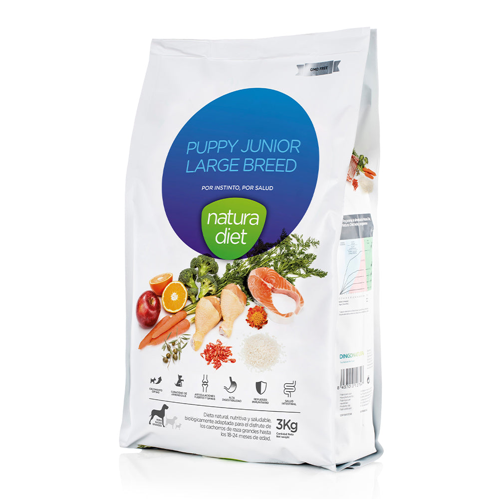 natura diet puppy junior large breed 3 kg
