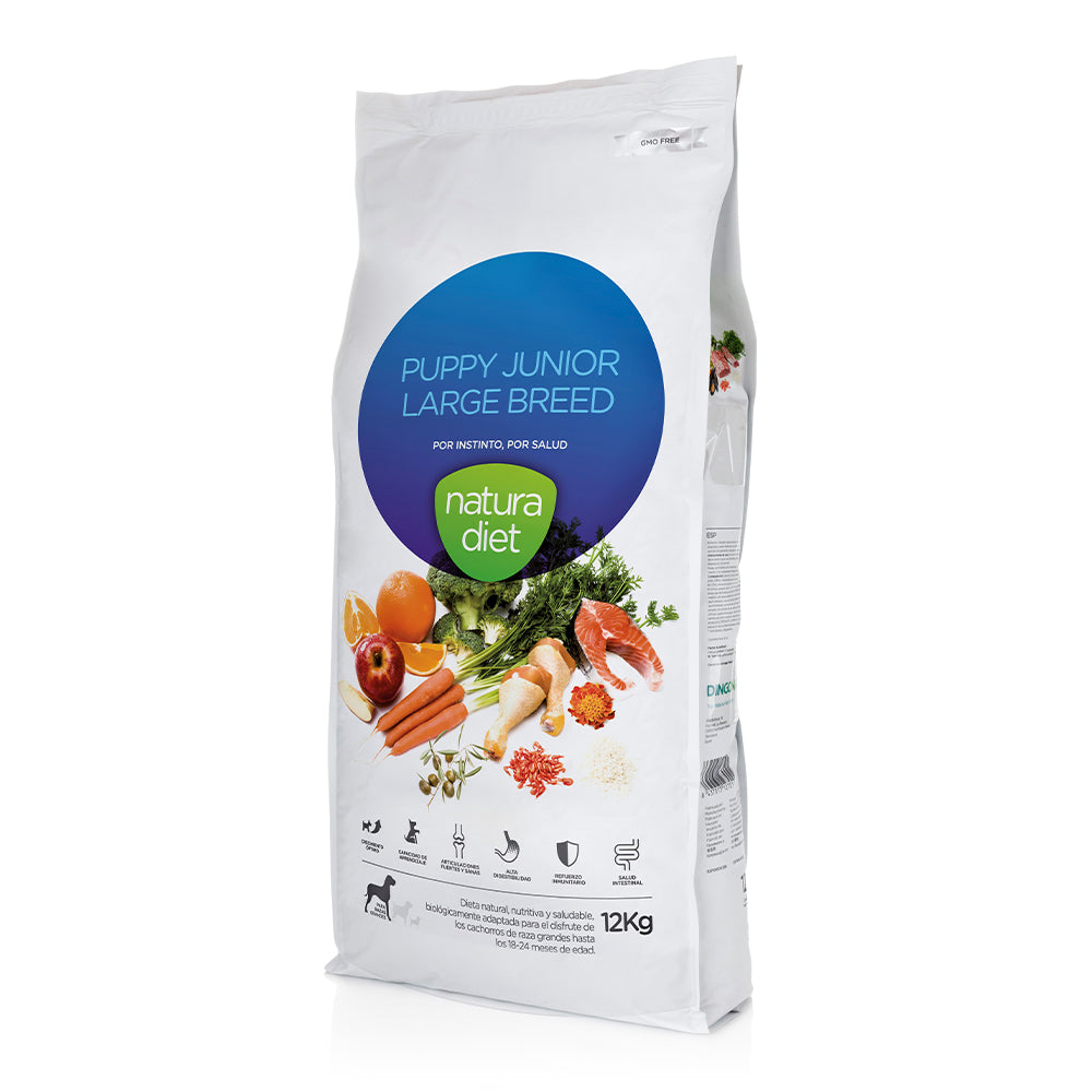 natura diet puppy junior large breed