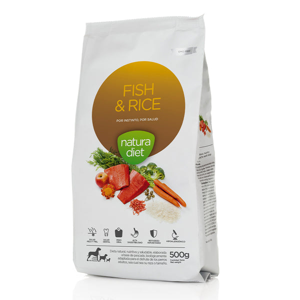 natura diet fish & rice #variant:500 gr