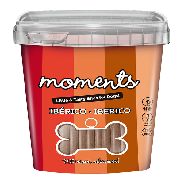 moments dog sticks iberico 600 g