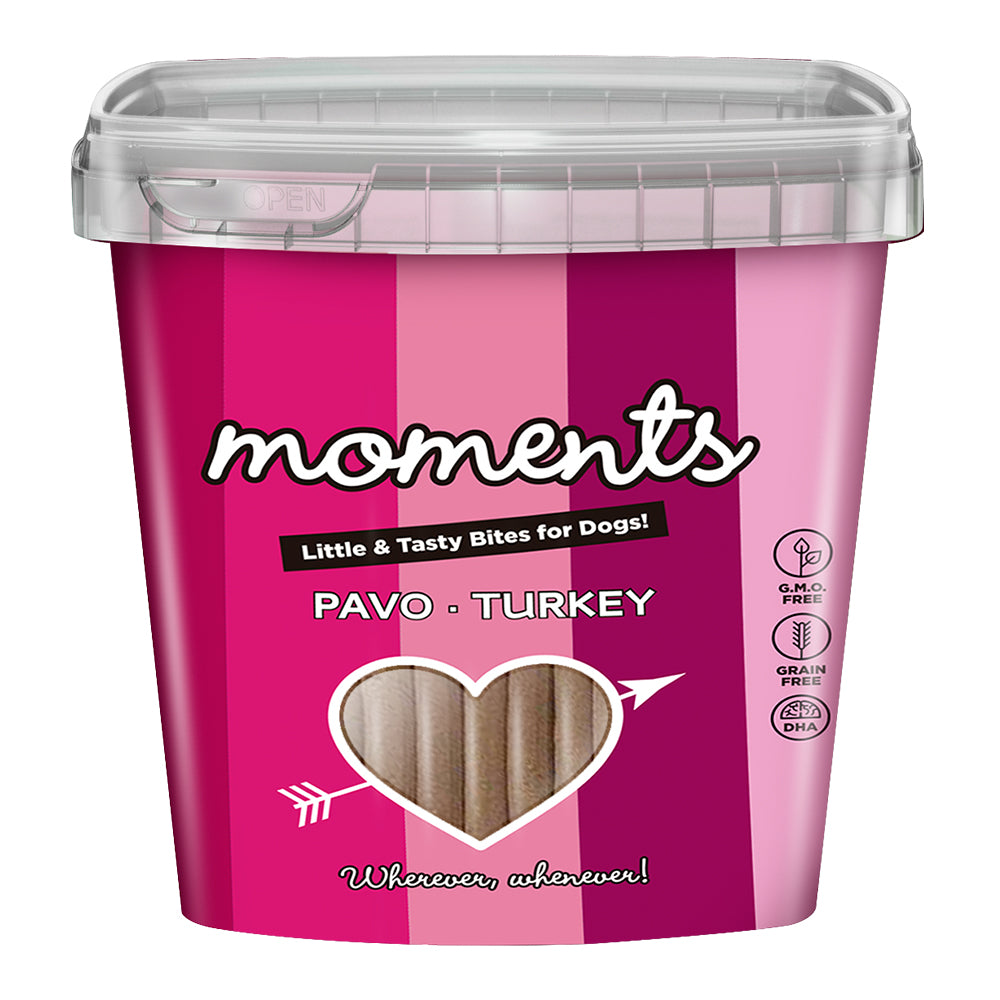 moments dog sticks turkey 600 g
