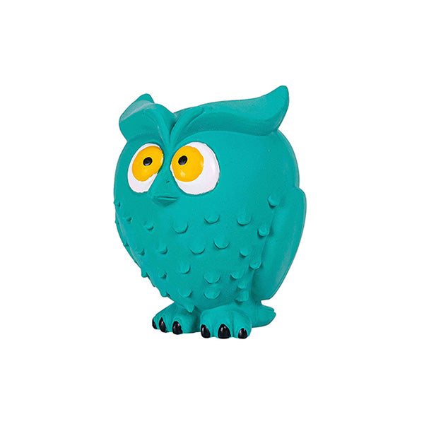 brinquedo latex - owl - 11x9x9 cm