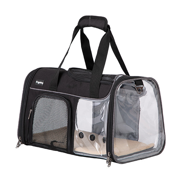transportadora transparente jfk - 49x29x29 cm