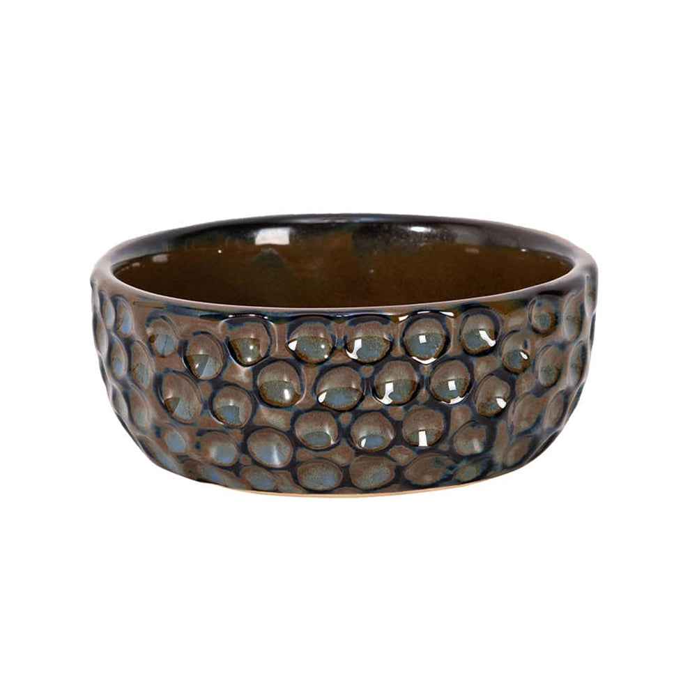 comedouro moon - brown 12x12x5 cm (250ml)