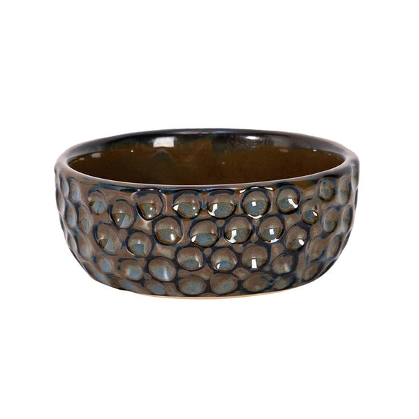 comedouro moon - brown 12x12x5 cm (250ml)
