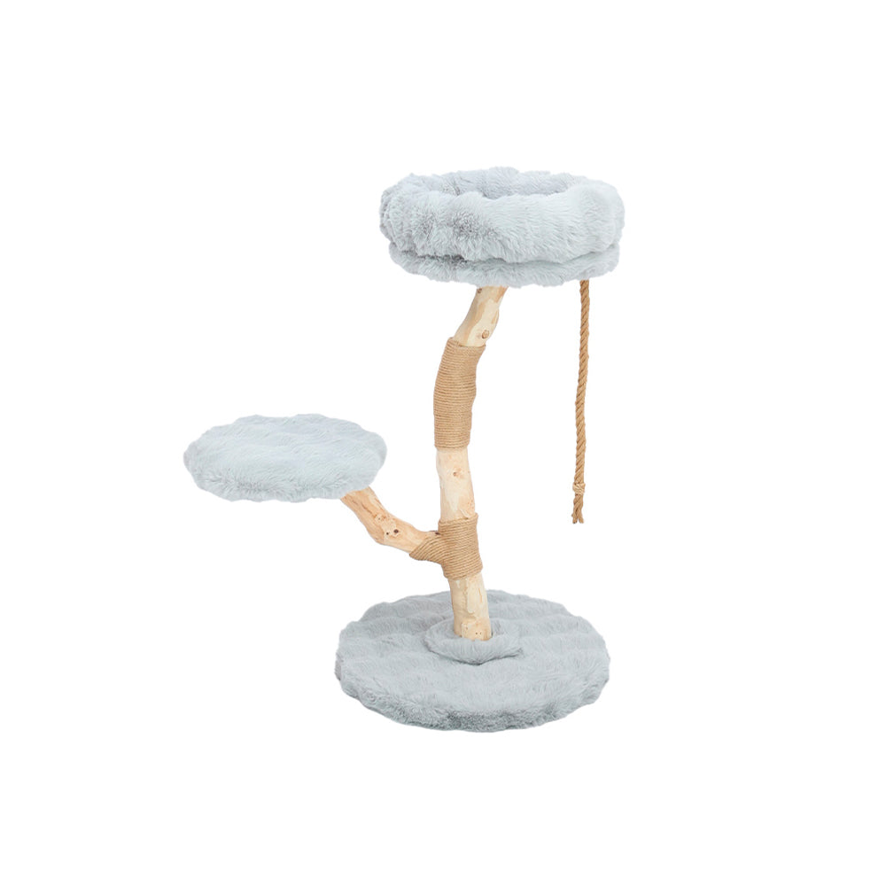 arranhador turim - cinza - 50x50x90 cm