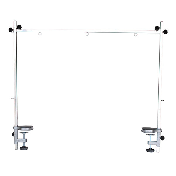 groomtek - braço duplo ajustável p/ mesa grooming - 120x100 cm