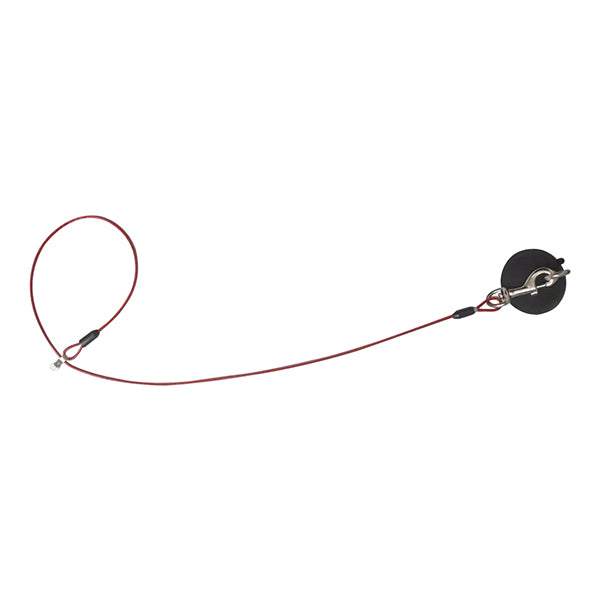 groomtek - ventosa c/ laço grooming aço - 3mm x 60cm