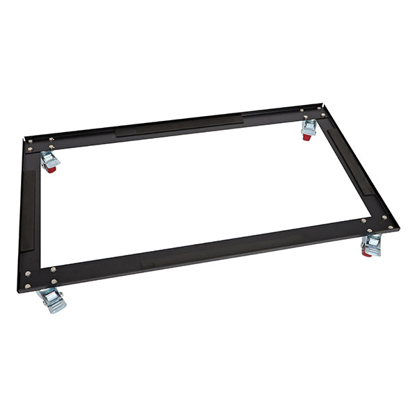 groomtek - base c/ 4 rodas p/ 2 jaulas (m) ou 1 jaula (l)