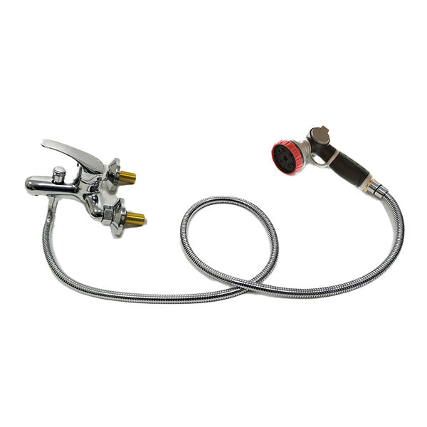 groomtek - kit misturadora + chuveiro p/ banheiras aço inox