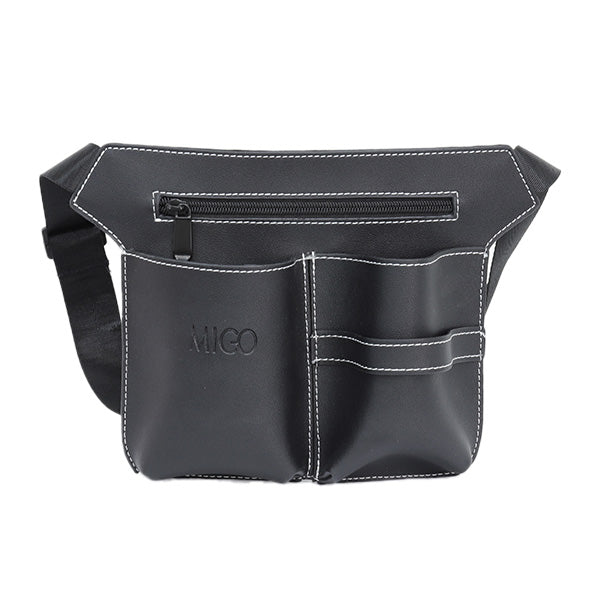 bolsa de cintura p/ pentes e tesouras - preto