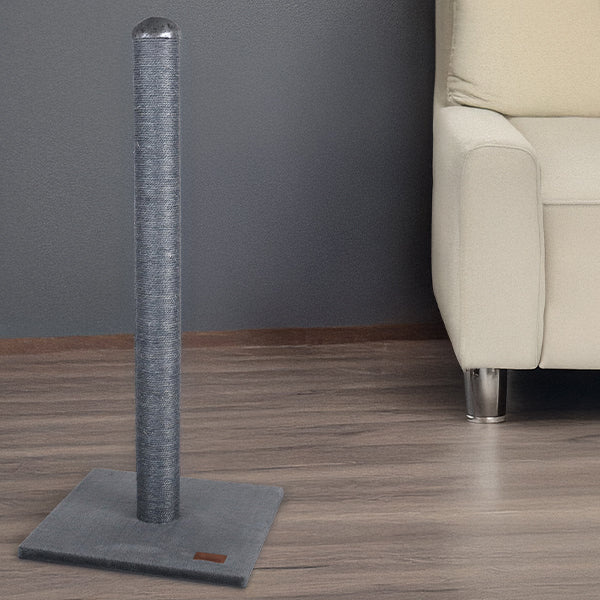 pawppin' - arranhador "high-post" - 40x40x90 cm - cinza